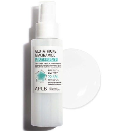 APLB - Glutathione Niacinamide Mist Essence - Világosító Arcesszencia Spray Formában - 105ml