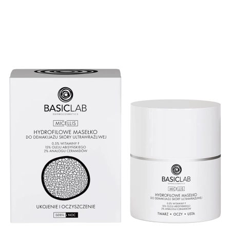 BasicLab - Micellis - Hidrofil Arctisztító Vaj Ultraiérzékeny Bőrre - 40g