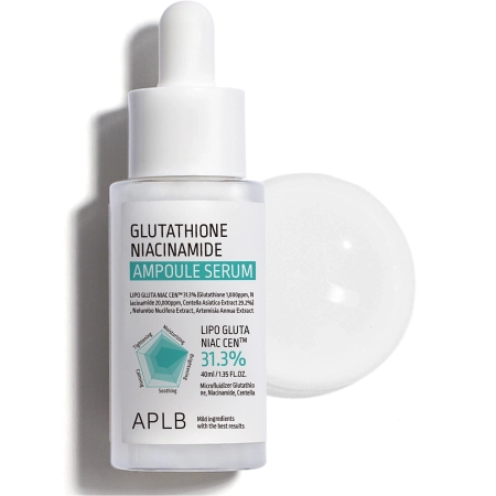 APLB - Glutation Niacinamide Ampoule Serum - Világosító Arcszérum - 40ml