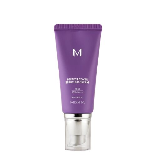Missha - M Perfect Cover Serum BB Cream SPF50+/PA++++ - Fedő BB Krém-Szérum - No.23 Natural Beige - 50ml