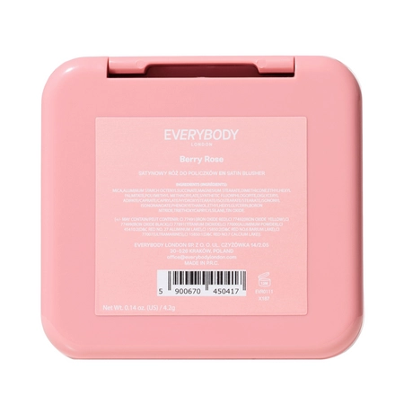 Everybody London - Préselt Arcpirosító - Berry Rose - 4,2g