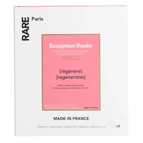 Rare Paris - Exception Rosée Box - Regeneráló Fátyolmaszk Szett - 5x23ml