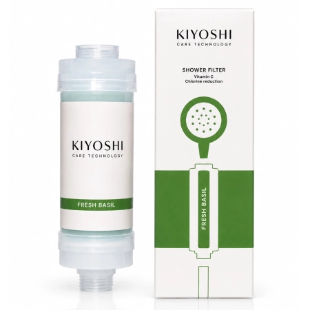 Kiyoshi - Shower Filter - C-vitaminos Zuhanyszűrő - Fresh Basil - 1szt