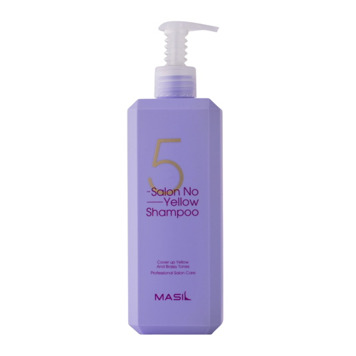 Masil - 5 Salon No Yellow Shampoo - Hamvastó Sampon - 500ml