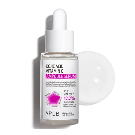 APLB - Kojic Acid Vitamin C Ampoule Serum - Revitalizáló Arcszérum - 40ml
