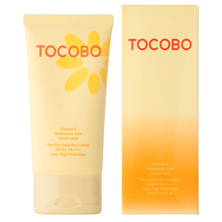 Tocobo - Vita Soft Daily Sun Lotion SPF50+ PA++++ - Könnyű Fényvédő Krém - 150ml