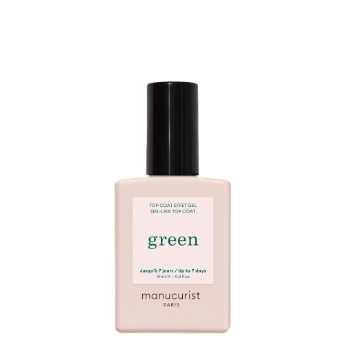 Manucurist - Green - Top Coat Sunshine - Fedőlakk Zselé Hatással - 15ml