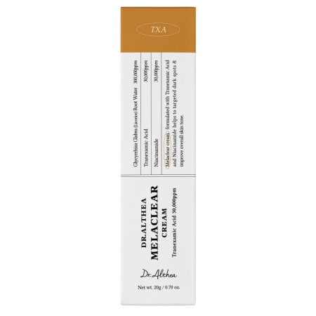 Dr. Althea - Melaclear Cream - Helyi Krém Pigmentfoltokra - 20g