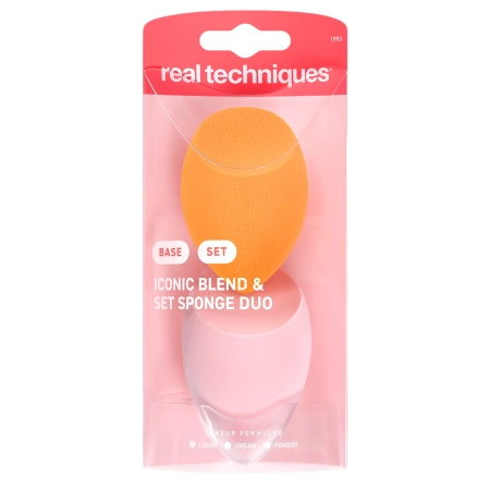 Real Techniques - Miracle Complexion Sponge & Miracle Powder Sponge - Alapozó Szivacs + Púder Szivacs