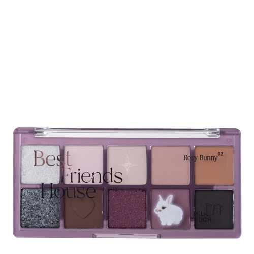Milk Touch - Best Friends Eye Pallette - Szemhéjfesték Paletta - 02 Rosy Bunny - 9.8g