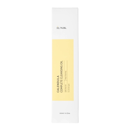iUNIK - Calendula Complete Cleansing Oil -  Sminkeltávolító Olaj Körömvirág Kivonattal - 200ml