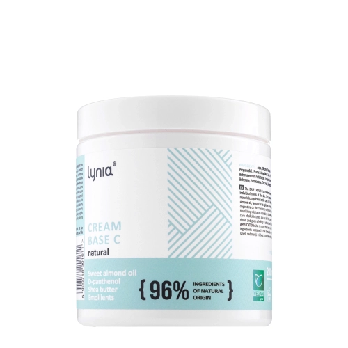 Lynia - Cream Base C Natural - Könnyed Hidratáló Alapkrém B5- és E-vitaminnal - 200ml