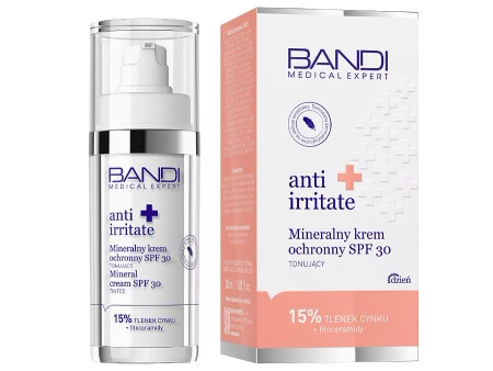 Bandi - Medical Expert - Anti Irritate - Mineral Cream SPF30 Tinted - Színkiegyenlítő Ásványi Fényvédő Krém - 30ml