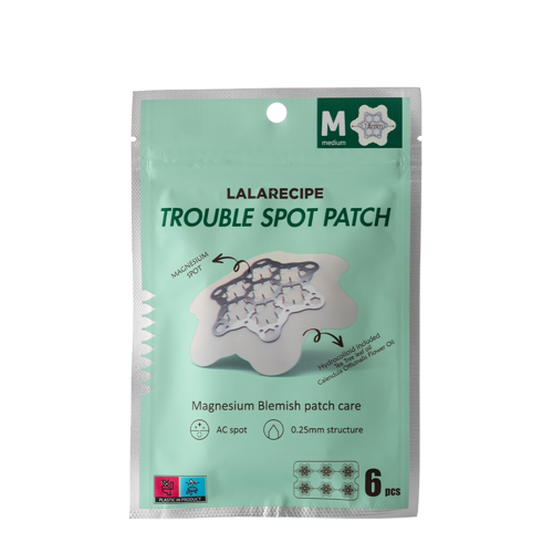 LalaRecipe - Trouble Spot Patch - Hidrokolloid Akne Tapaszkák - Közepes Méret - 10db
