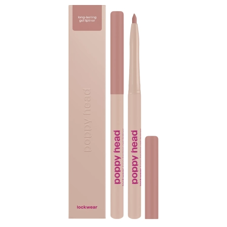 Poppy Head - Lockwear Long-Lasting Gel Lipliner - Hosszantartó Zselés Szájkontúrceruza - 02 Blush Hour - 0,6g