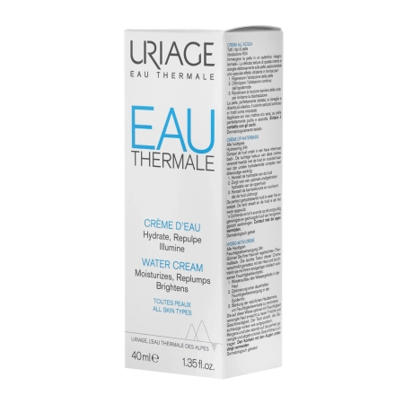 Uriage - Eau Thermale Light Water Cream - Könnyű, Aktív Hidratáló Krém - 40ml
