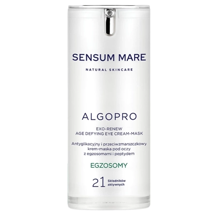 Sensum Mare - Antiglikációs és Ránctalanító Szemkörnyékápoló Krém-Maszk Egzoszómákkal és Peptiddel - 15ml