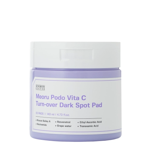 Sungboon Editor - Meoru Podo VitaC VitaC Dark Spot Pad - Világosító Arckorongok - 60db/140ml