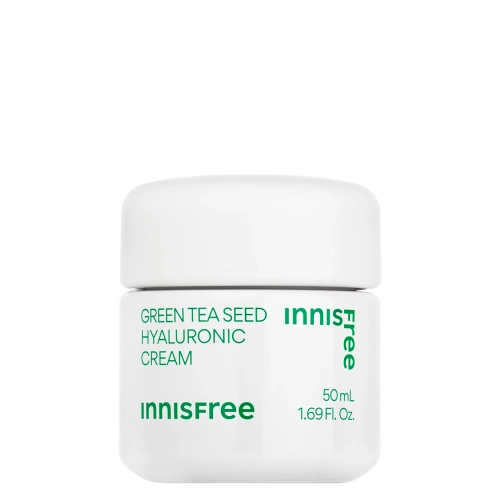 Innisfree - Green Tea Seed Hyaluronic Cream - Hidratáló Arckrém Zöld Teával és Hialuronsavval - 50ml