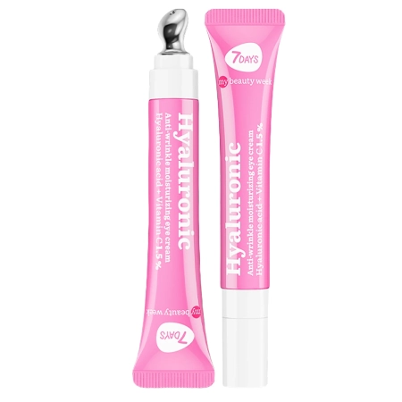 7DAYS - My Beauty Week - Hyaluronic Anti-Wrinkle Moisturizing Eye Concentrate - Hidratáló Hatású Szemkörnyékápoló Krém-Gél - 18ml