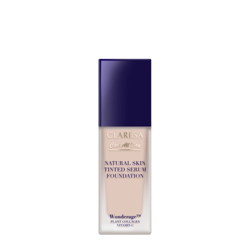 Claresa - Natural Skin Tinted Serum Foundation - Természetes Finishű Alapozó-Szérum - 0N Fair Neutral - 32ml