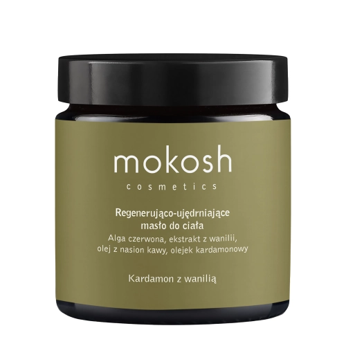 Mokosh - Simító, regeneráló és feszesítő testvaj - Kardamom vaníliával - 120ml