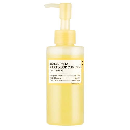 FULLY - Lemon Vita Bubble Mask Cleanser - Arclemosó Gél - 150ml