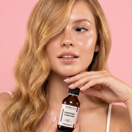 SkinTra - Smoother Than Ever - 12% Tejsavas Arc- és Testszérum - 100ml 