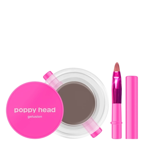 Poppy Head - Gelusion - Gél Szemhéjtus Ecsettel - 02 Cafusion - 5g