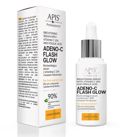 Apis - Adeno C Flash Glow - Ragyogtató Szérum C-vitaminnal és Ferulinsavval - 30ml