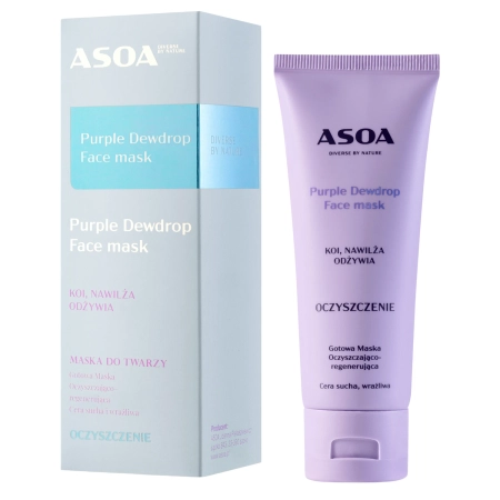 Asoa - Purple Dewdrop - Arcmaszk - 75ml