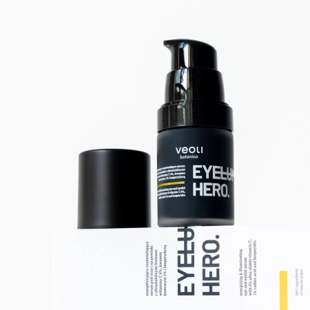Veoli Botanica - Eyeluminate Hero - Energetizáló ésRagyogtattápláló szemszérum a C-vitamin ultrastabil formáival - 15ml