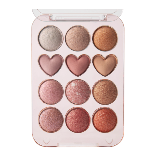 Colorgram - Pin Point Eyeshadow Palette - Szemhéjfesték Paletta - 04 Bright + Cool - 9.9g