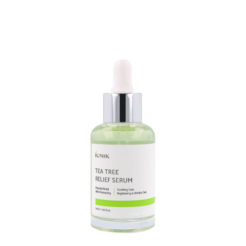 iUNIK - Tea Tree Relief Serum - Szérum Problémás Bőrre Teafa Vízzel - 50ml
