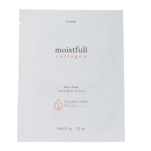 Etude House - Moistfull Collagen Sheet Mask - Feszesítő Fátyolmaszk Kollagénnel - 25ml