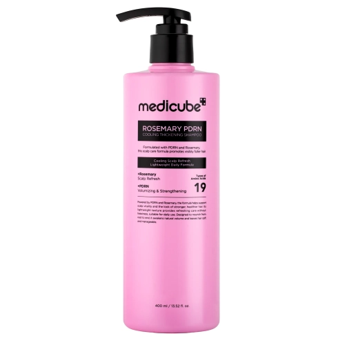 Medicube - Rosemary PDRN Cooling Thickening Shampoo - Hajhullás Elleni Sampon - 400ml