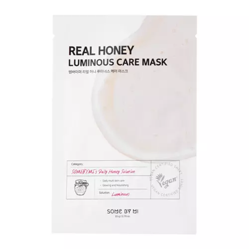 Some By Mi - Real Honey Luminous Care Mask - Ragyogtató Fátyolmaszk - 20g