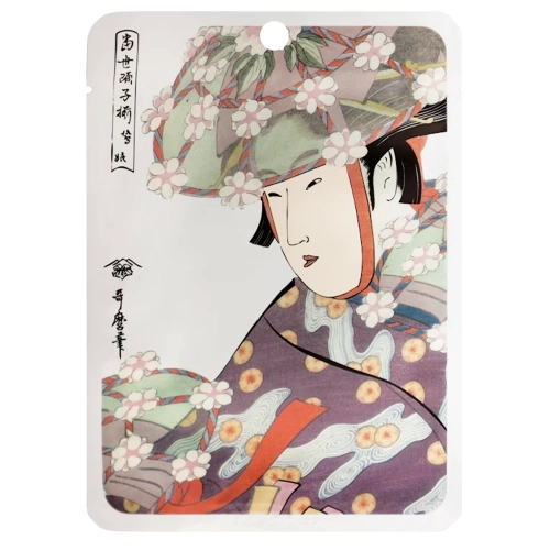 Mitomo - Aloe + Cherry Blossom Essence Mask - Fátyolmaszk aloe Vera Kivonattal és Japán Cseresznyevirággal - 1db/25g