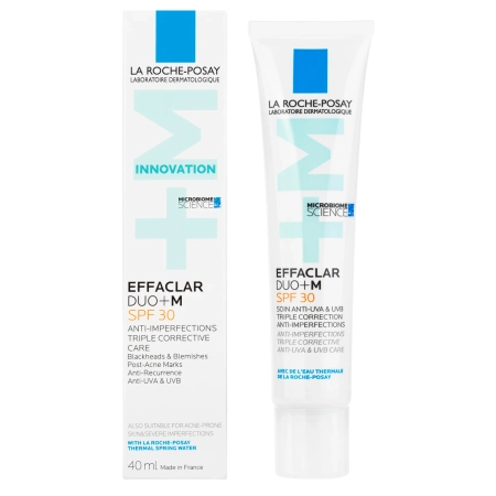 La Roche-Posay - Effaclar Duo+ SPF30 - Akne Elleni Krém UV-szűrőkkel - 40ml