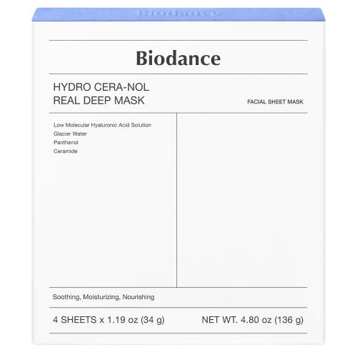 Biodance - Hydro Cera-nol Real Deep Mask Set - Hidratáló Kollagénes Arcmaszk Szett - 4db/34g