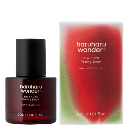Haruharu Wonder - Rose PDRN Firming Serum - Szilárdító Szérum 0,1% Retinal-lal és PDRN-nel - 30ml