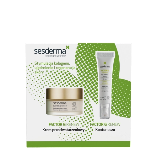 sesderma - Factor G Set - Regeneráló és Feszesítő Termékcsomag - Krém + Szemkrém - 50ml+15ml