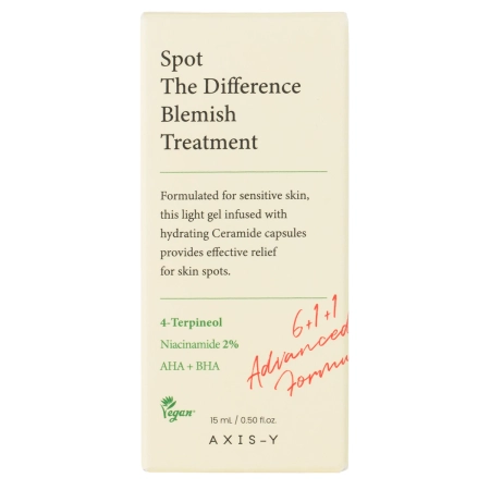 Axis-y - Spot the Difference Blemish Treatment - Pontszerű Szérum Bőrhibák Ellen - 15ml