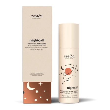 Resibo - Nightcall - Regeneráló Éjszakai Krém Finom Barnító Hatással - 50ml