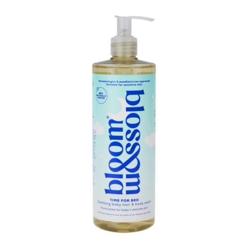 Bloom & Blossom - Time for Bed Soothing Baby Hair & Body Wash - Bőrnyugtató Test- és Hajmosó Gél Csecsemők Számára - 500ml