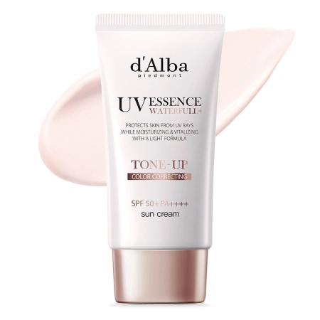 d'Alba - Waterfull Tone-Up Sun Cream SPF50+ PA++++ - Bőrkiegyenlítő Fényvédő Krém - 50ml