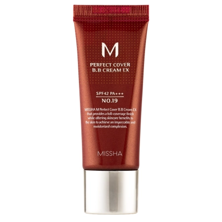 Missha - M Perfect Cover BB Cream SPF42/PA+++ - Fedő EX BB Krém - No.19 Cool Ivory - 20ml