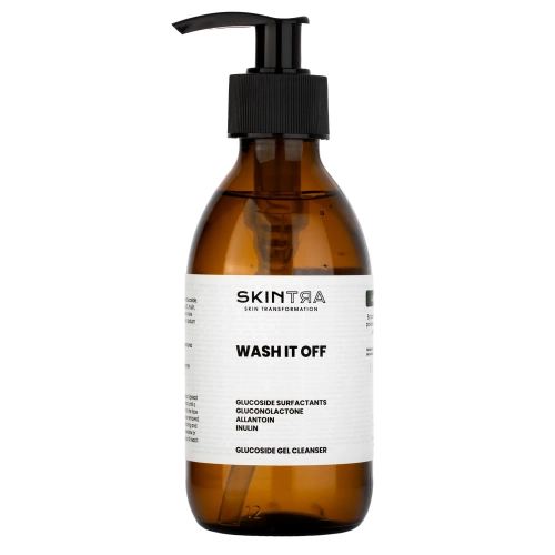 SkinTra - Wash It Off - Glükozid Arctisztító Gél - 200ml