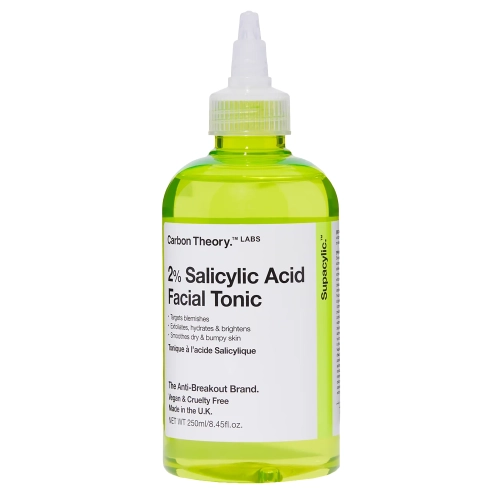 Carbon Theory - Supacylic 2% Facial Tonic - Arctonik Szalicilsavval - 250ml