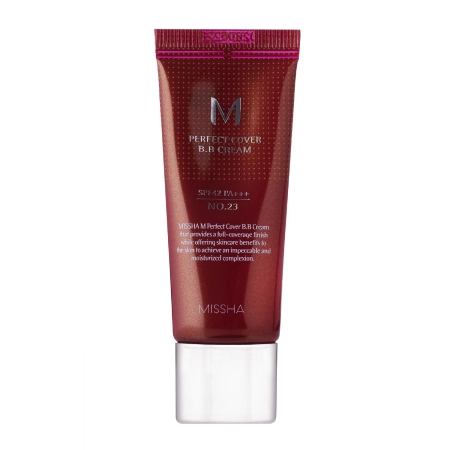 Missha - M Perfect Cover BB Cream SPF42/PA++ - Fedő BB Krém - No.23 Natural Beige - 20ml